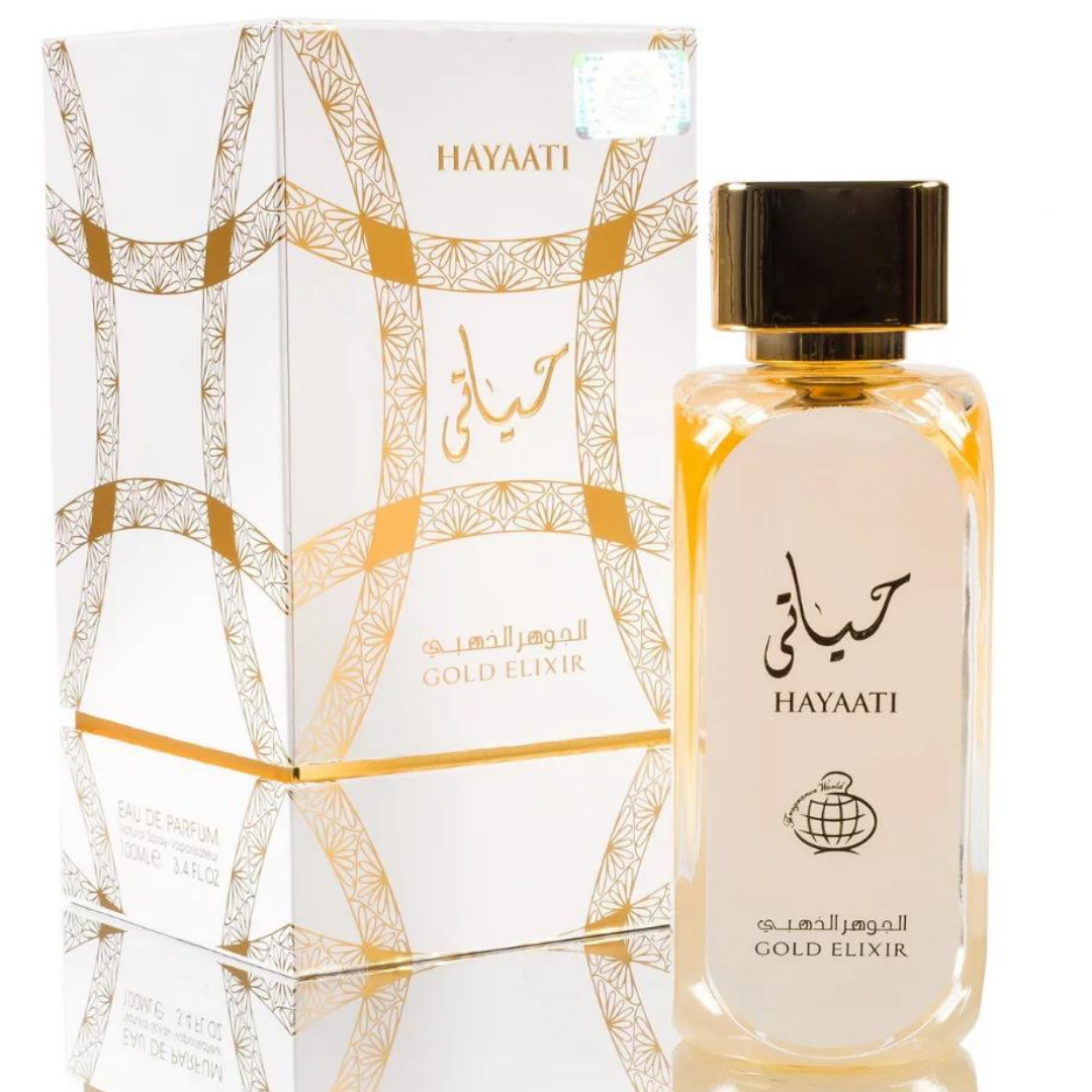 LATTAFA HAYAATI GOLD ELIXIR 3.4 OZ EAU DE PARFUM
