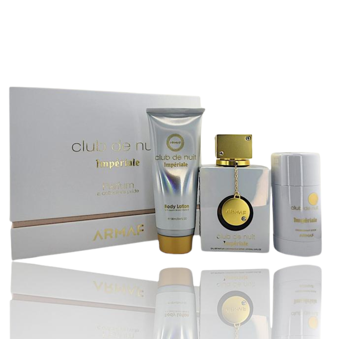 ARMAF GIFT SET 3 PCS CLUB DE NUIT IMPERIALE 3.6 OZ/ BODY LOTION 3.4 OZ/ DEODORANT STICK 2.65 OZ