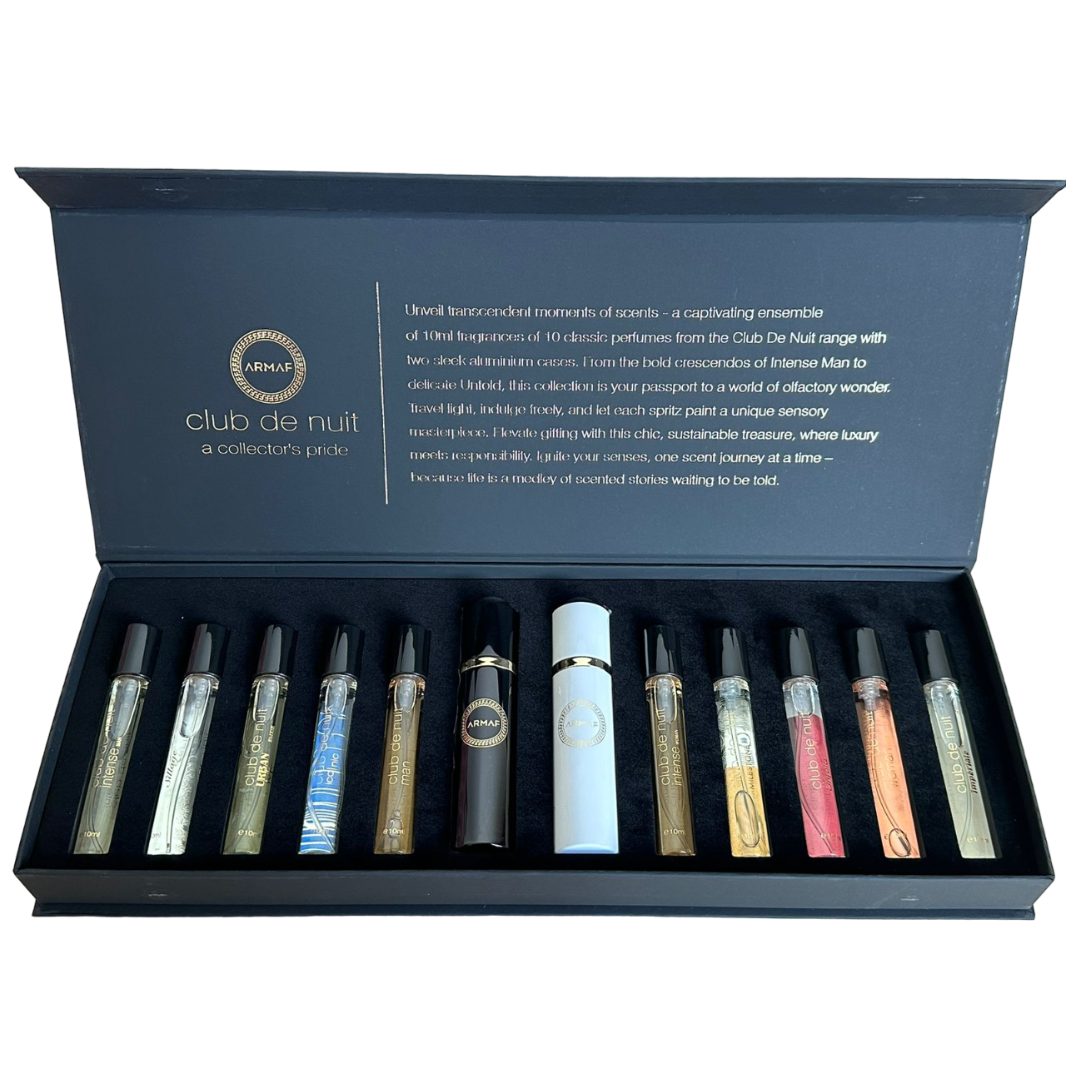 ARMAF CLUB DE NUIT COLLECTOR’S PRIDE 0.34 OZ x 10 PCS PARFUM DISCOVERY SET WHOLESALE