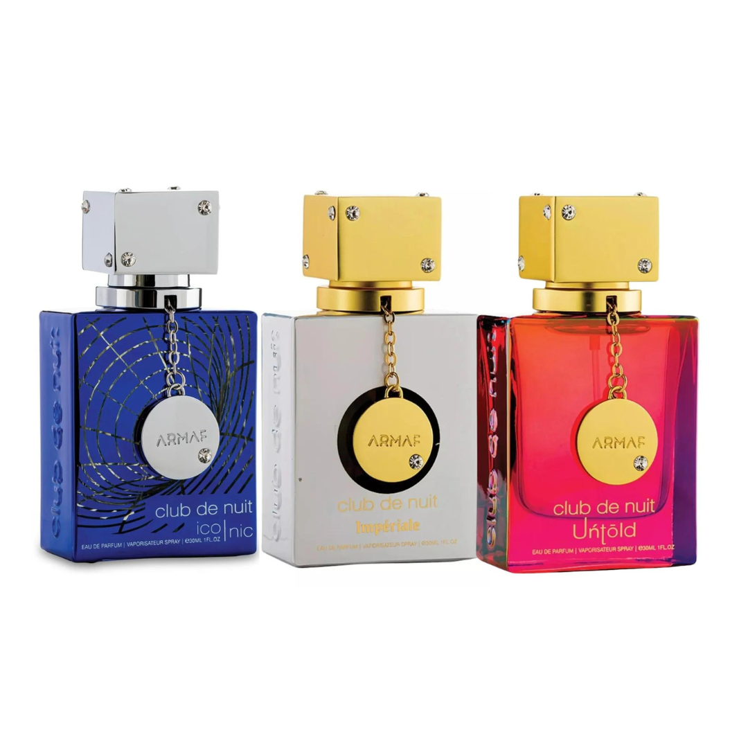 ARMAF MINI SET CLUB DE NUIT ICONIC + IMPERIALE +UNTOLD EAU DE PARFUM