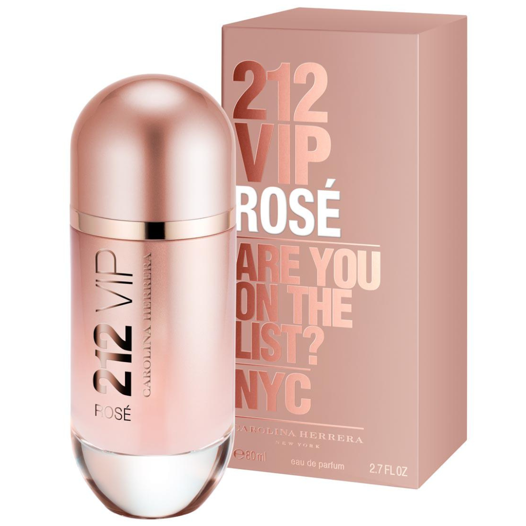 CAROLINA HERRERA 212 VIP ROSE WOMEN 2.7 OZ EAU DE PARFUM