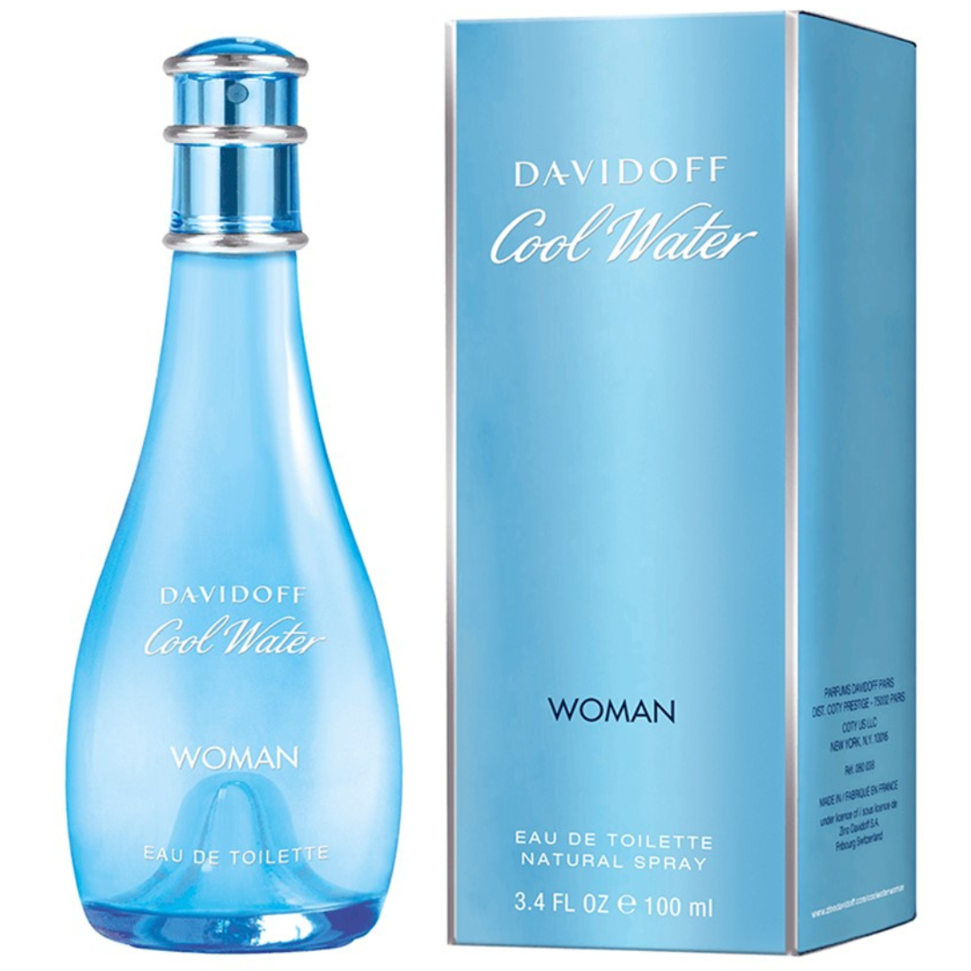 DAVIDOFF COOL WATER WOMAN 3.4 OZ EAU DE TOILETTE