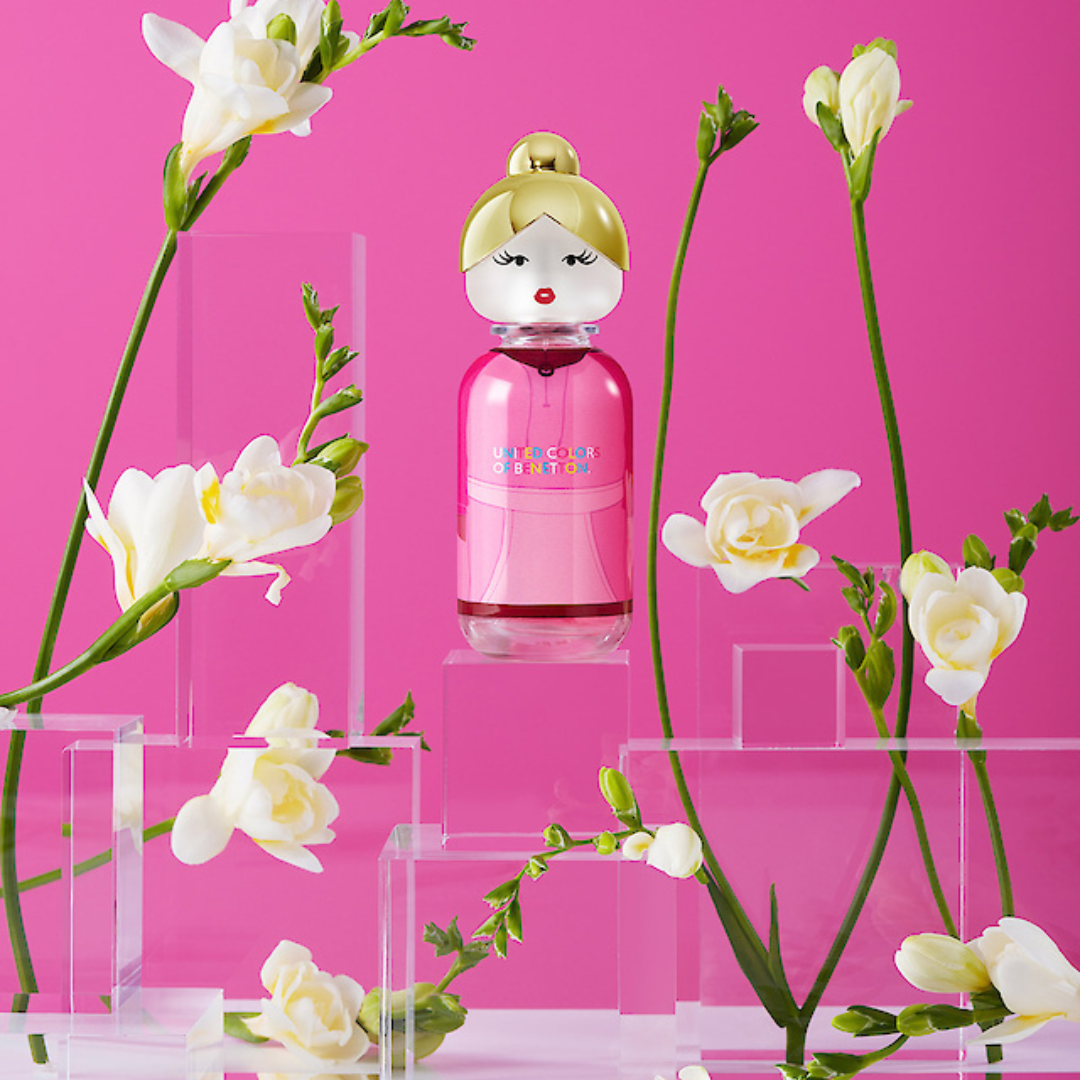 UNITED COLOR OF BENETTON SISTERLAND PINK RASPBERRY 2,8 OZ EAU DE TOILETTE