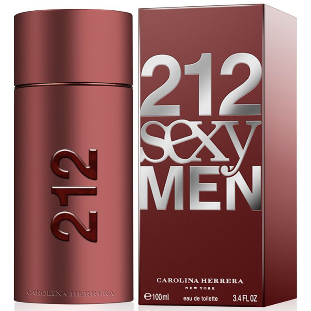 CAROLINA HERRERA 212 SEXY MEN 3.4 OZ EAU DE TOILETTE