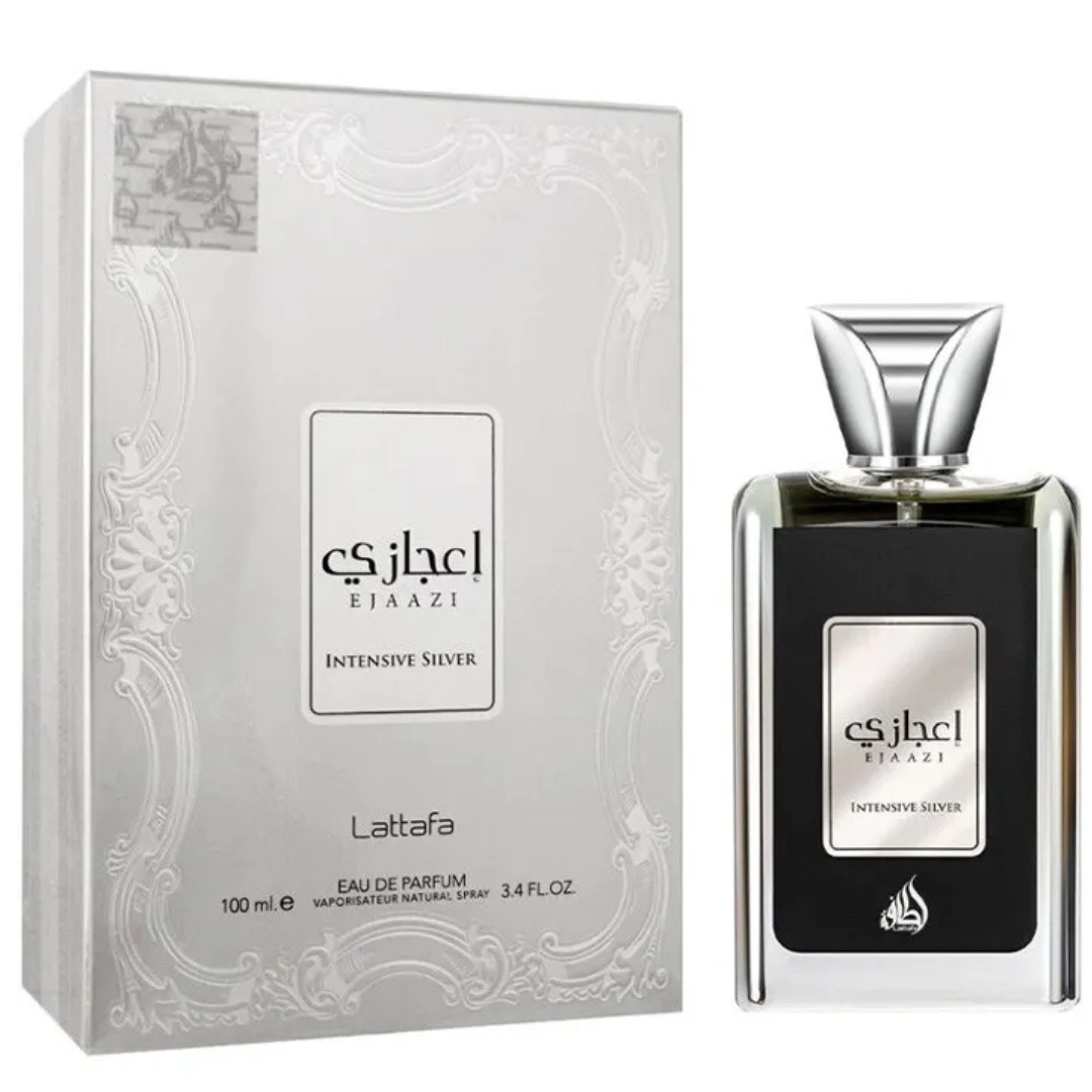 LATTAFA EJAAZI INTENSIVE SILVER 3,4 OZ EAU DE PARFUM
