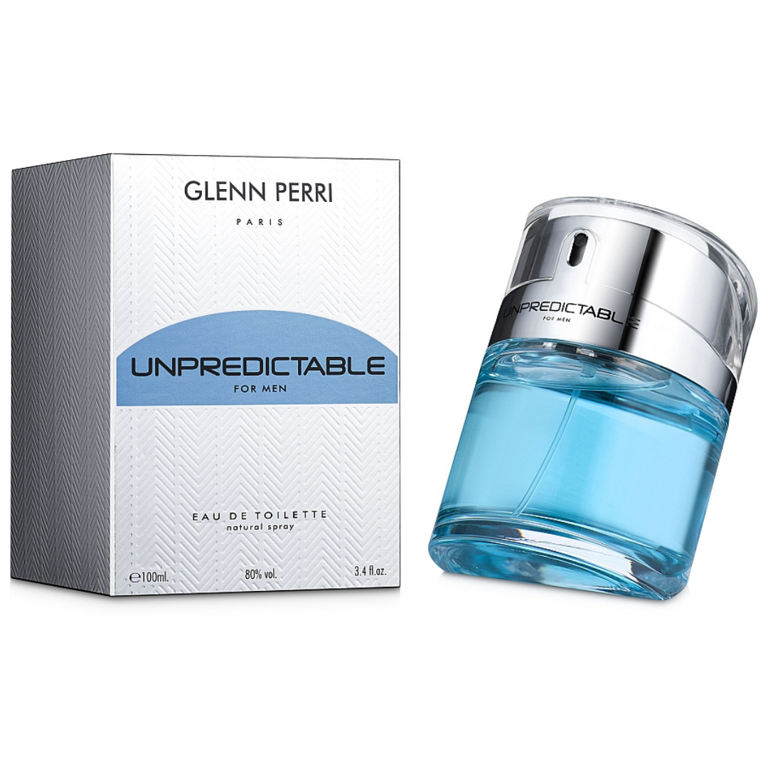 GLENN PERRI UNPREDICTABLE FOR MEN 3.4 OZ EAU DE PARFUM