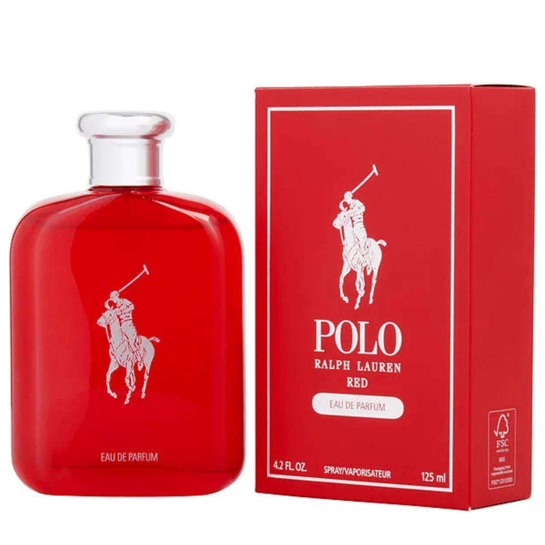 RALPH LAUREN POLO RED MEN 4.2 OZ EAU DE PARFUM