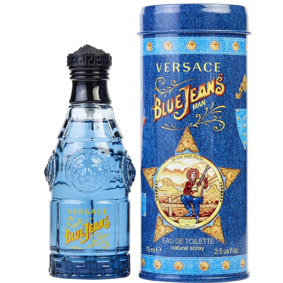 VERSACE BLUE JEANS MEN 2.5 OZ EAU DE TOILETTE