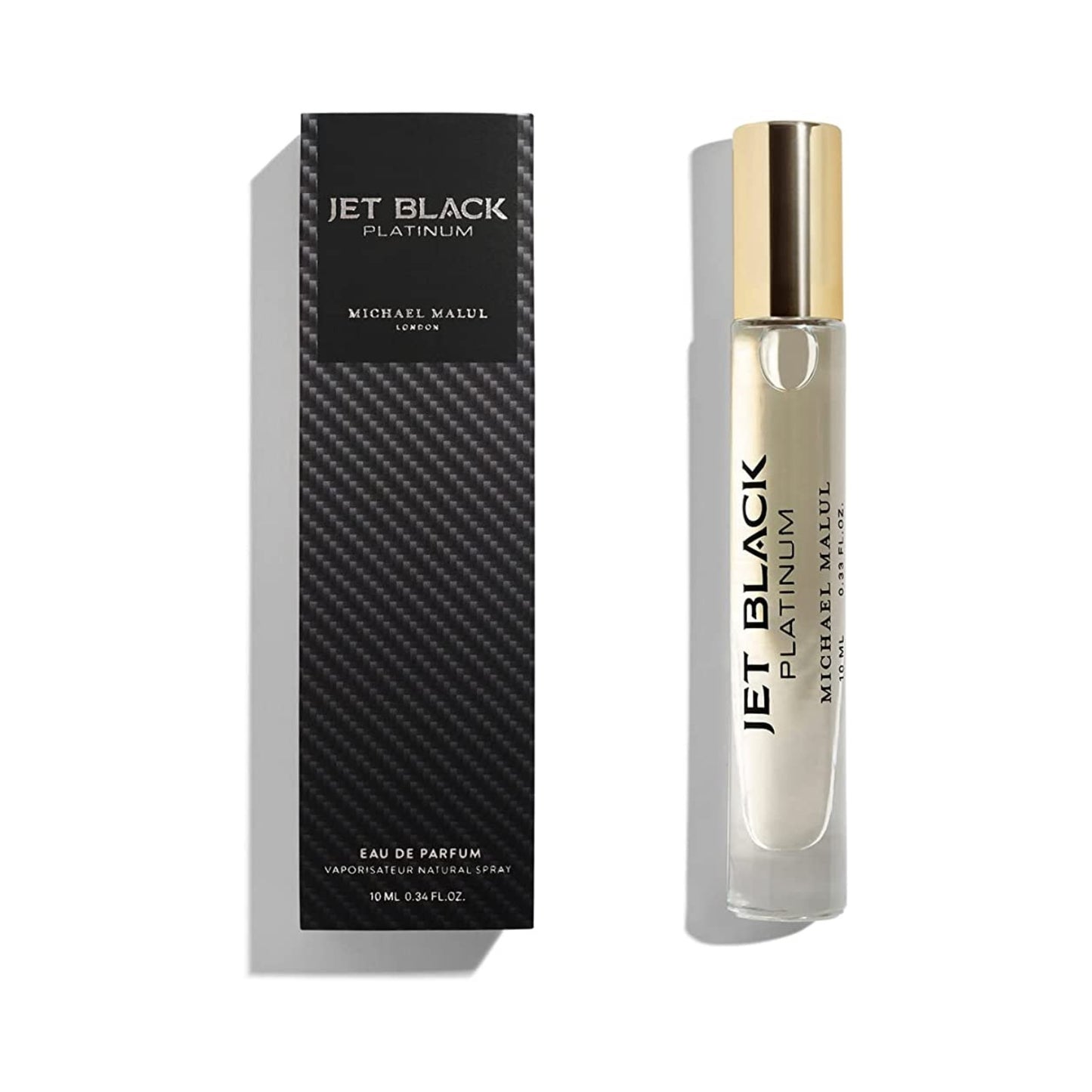 MICHAEL MALUL JET BLACK PLATINUM MEN 3.4 OZ | 0.33 ONZ EDT