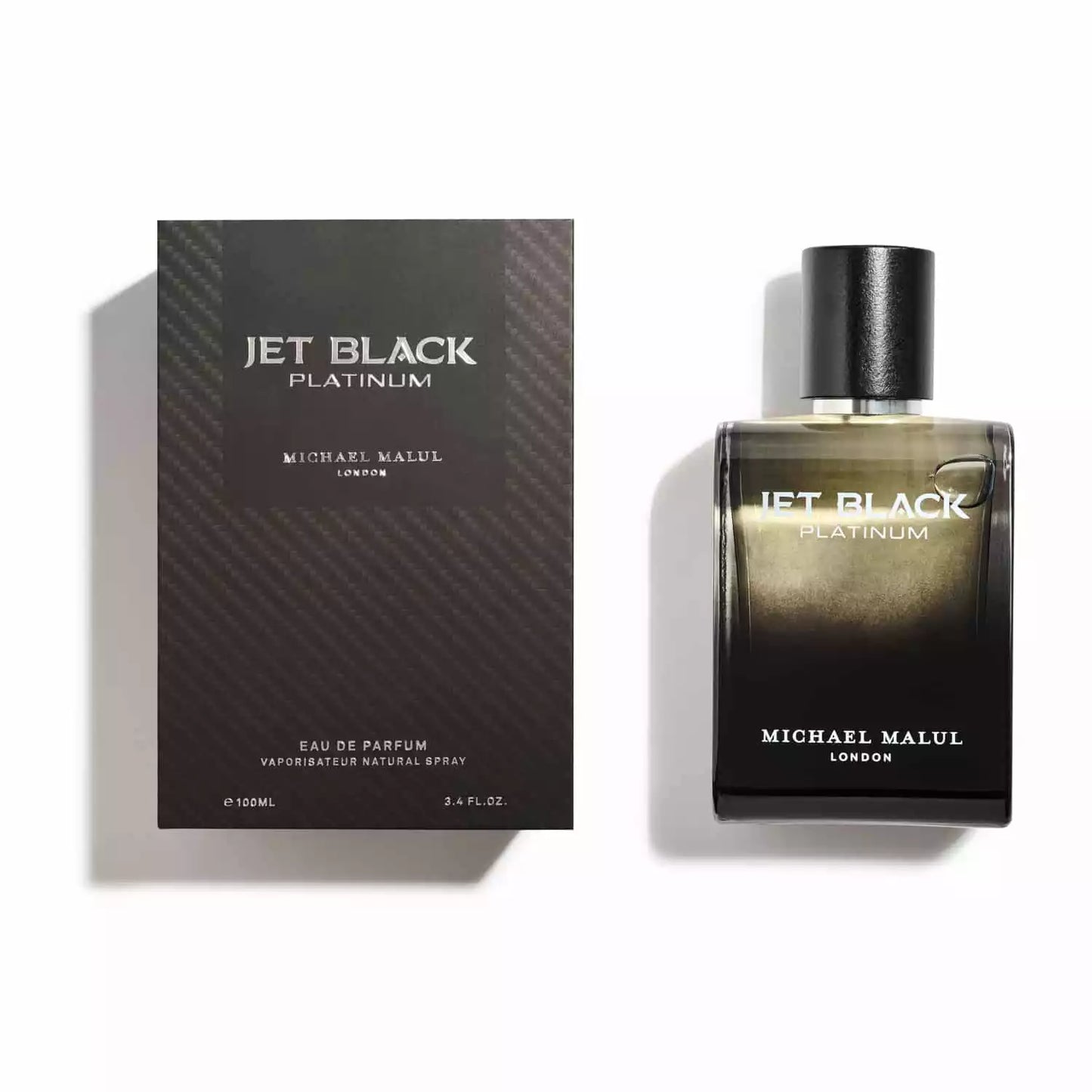 MICHAEL MALUL JET BLACK PLATINUM MEN 3.4 OZ | 0.33 ONZ EDT